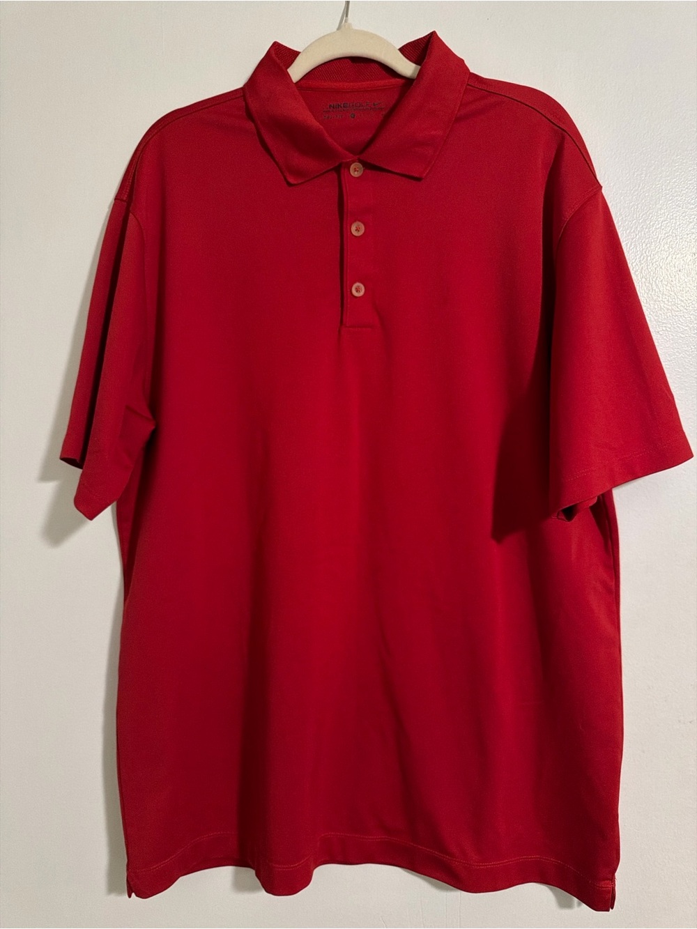 Nike Red Men's Short Sleeve Polo Shirt